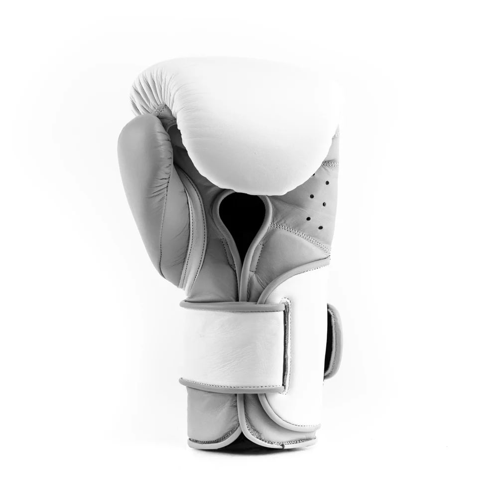 Боксерские перчатки Everlast Powerlock 2 Hook & Loop Pro Training Gloves White фото