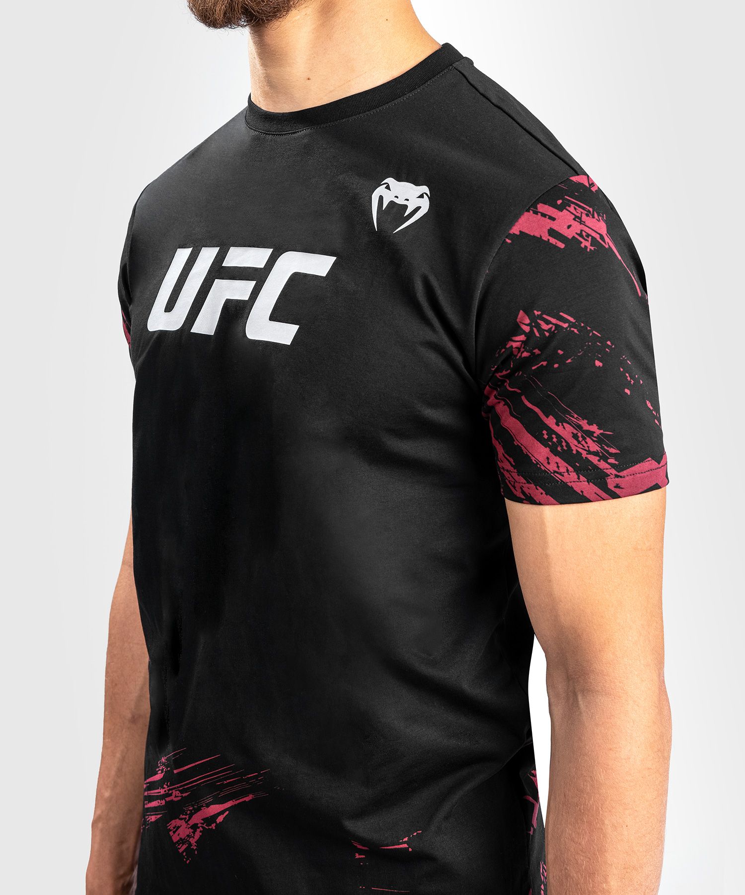 Venum UFC Authentic Fight Week Mens 2.0 Black T-shirt photo