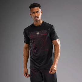 Футболка Venum G-Fit Air Mens Dry-Tech T-Shirt Deep Black Fire Red
