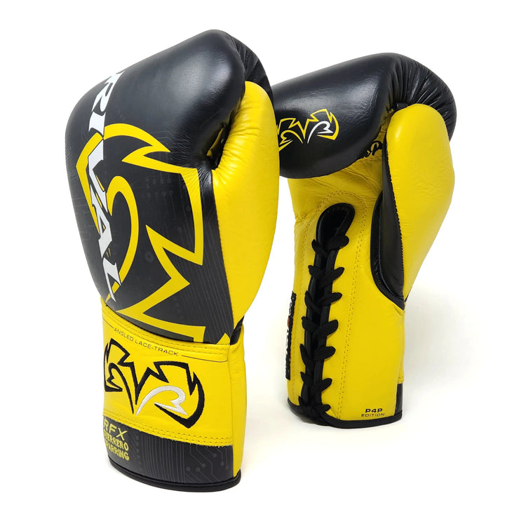 Боксерські рукавиці Rival RFX Guerrero Sparring Gloves P4P Edition Black Yellow ціна