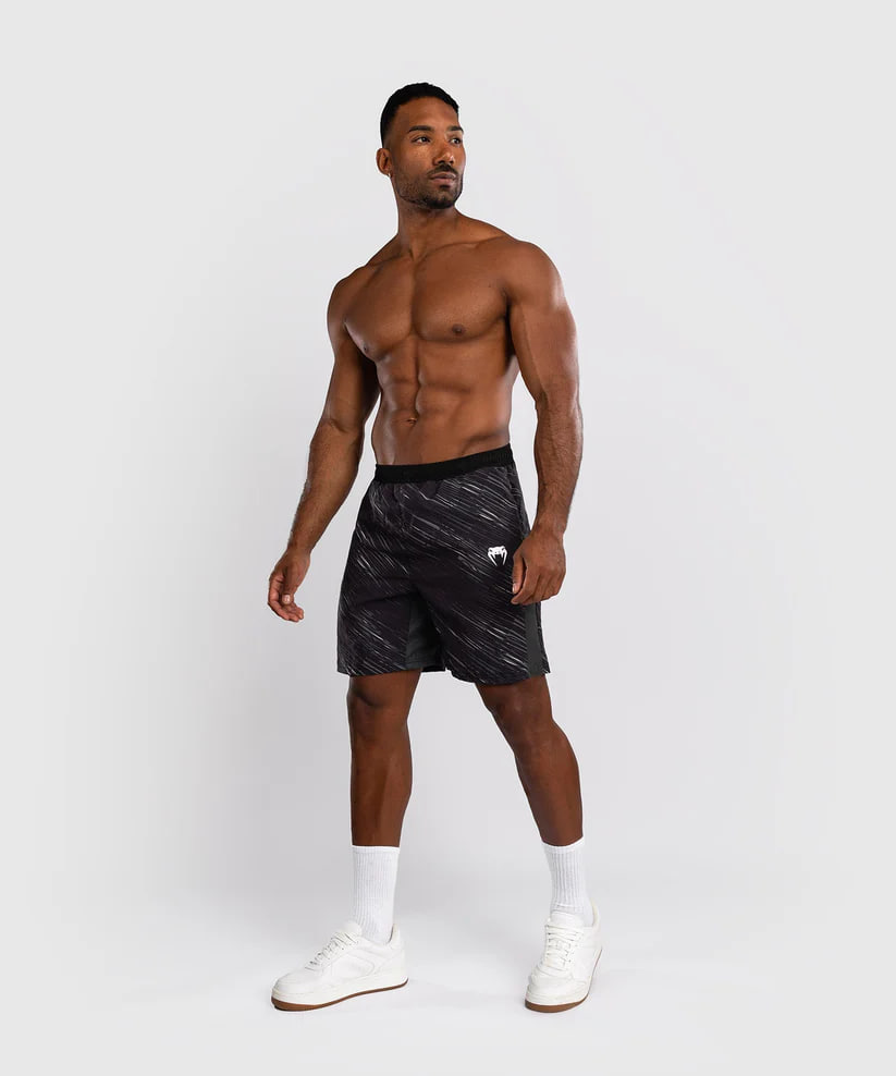 Спортивні шорти Venum Rapid Training Shorts - Black/Storm Grey ціна