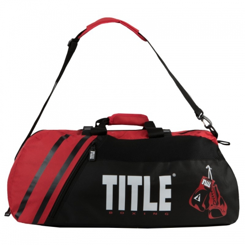 Cумка-рюкзак TITLE World Champion Sport Bag/Back Pack 2.0 Black Red цена