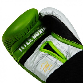Тренировочные боксерские перчатки TITLE GEL World V2T Green, Фото № 3