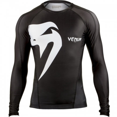 Рашгард Venum Giant Rashguard LS Black купити