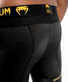 Компрессионные шорты Venum G-Fit Compression Shorts Black Gold, Фото № 3