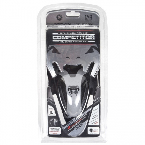 Venum Competitor Groin Protection Groinguard & Support Silver Series size