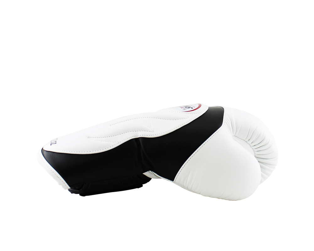 Боксерські рукавиці Twins Velcro Extra Design BGVL6 Black White ціна