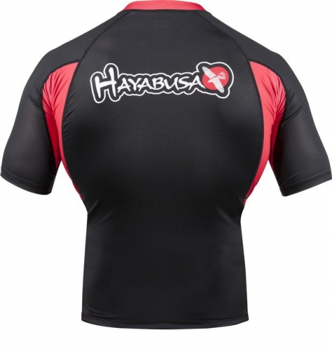 Рашгард Hayabusa Haburi Rashguard Shortsleeve Black Red купить