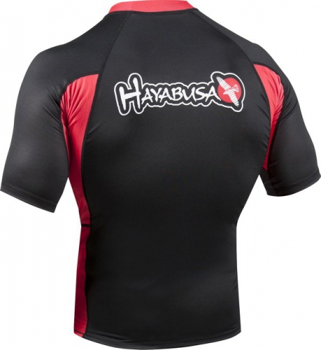 Рашгард Hayabusa Haburi Rashguard Shortsleeve Black Red цена