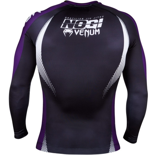 Venum No Gi IBJJF Approved Rash Guard Black Purple price