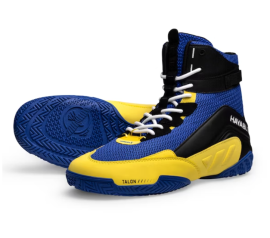 Боксерки Hayabusa Talon Boxing Shoes Blue Yellow
