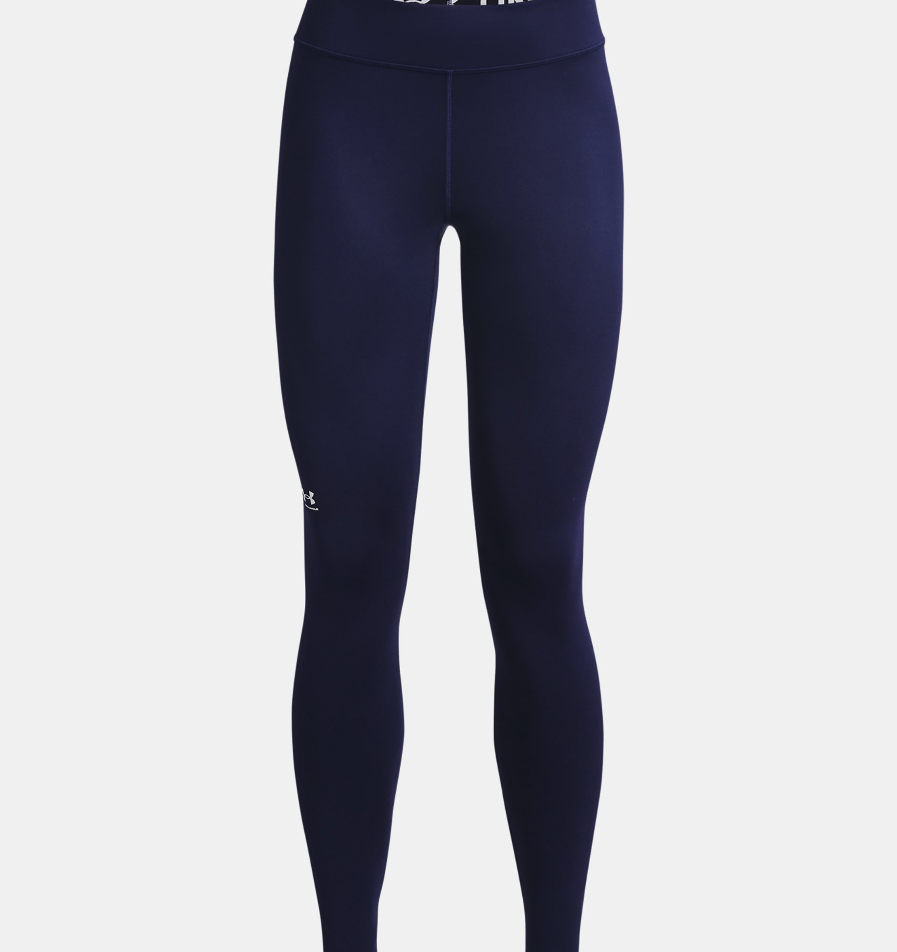 Womens Leggings Under Armour ColdGear® Midnight Navy White photo