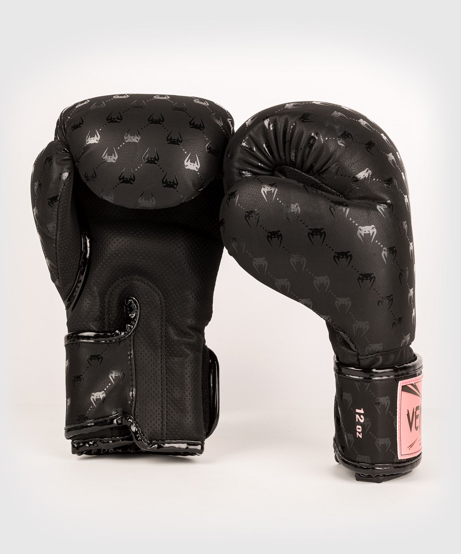 Venum Impact Monogram Boxing Gloves Black Pink Gold  buy