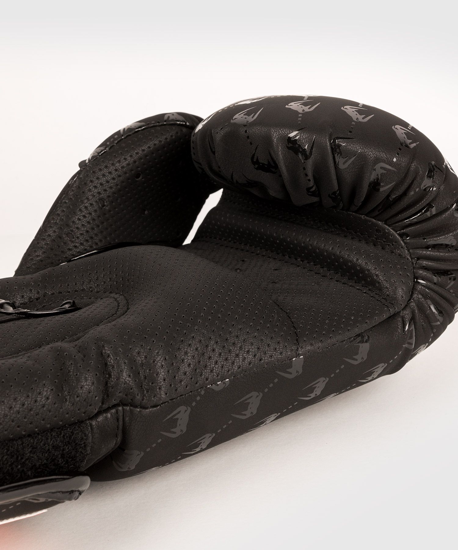 Venum Impact Monogram Boxing Gloves Black Pink Gold  size