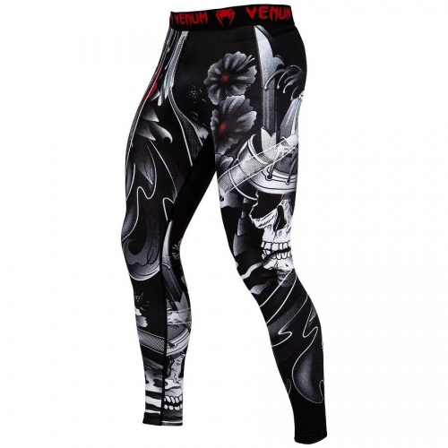 Компресійні штани Venum Samurai Skull Spats Black ціна