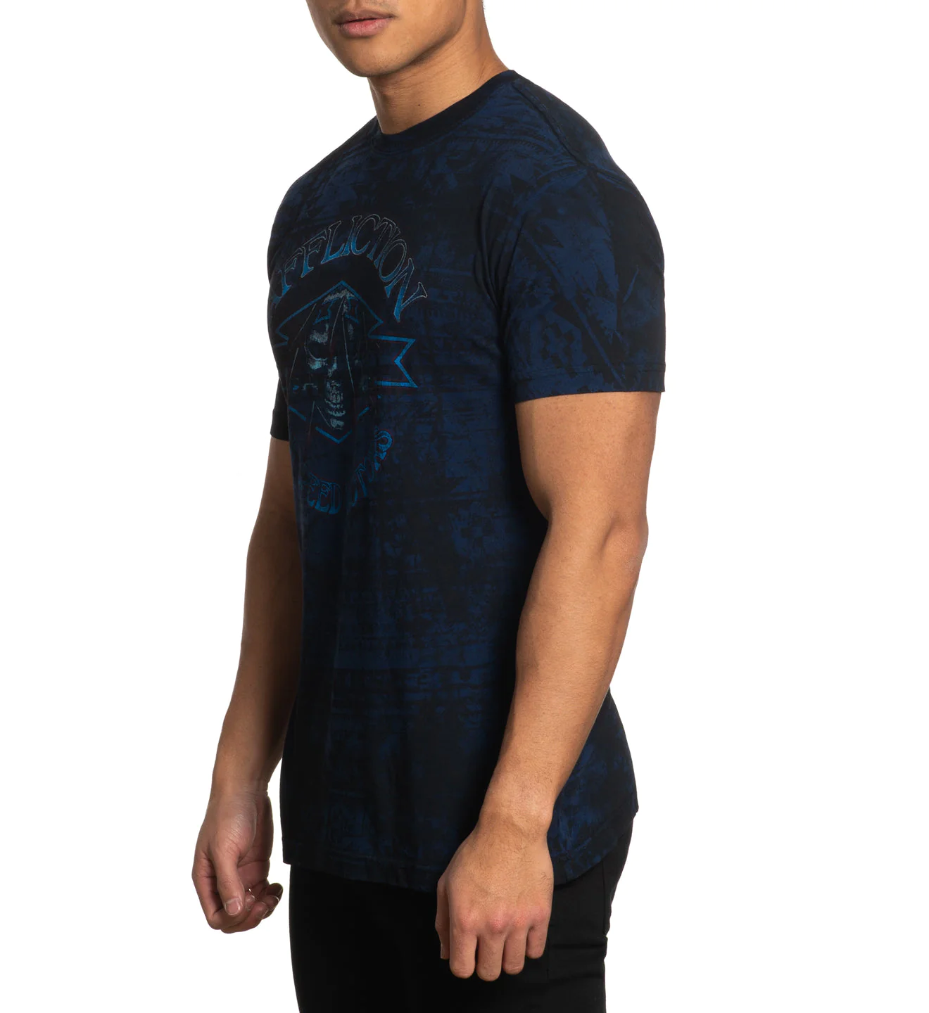 Affliction Diamond Head Tee DK Navy T-shirt photo