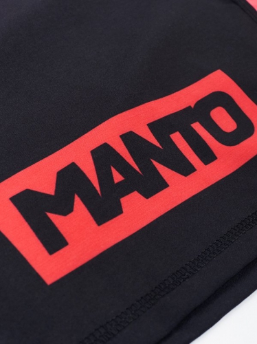 Шорты для MMA MANTO Logo Fight Shorts Black Red купить