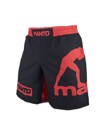 Шорты для MMA MANTO Logo Fight Shorts Black Red