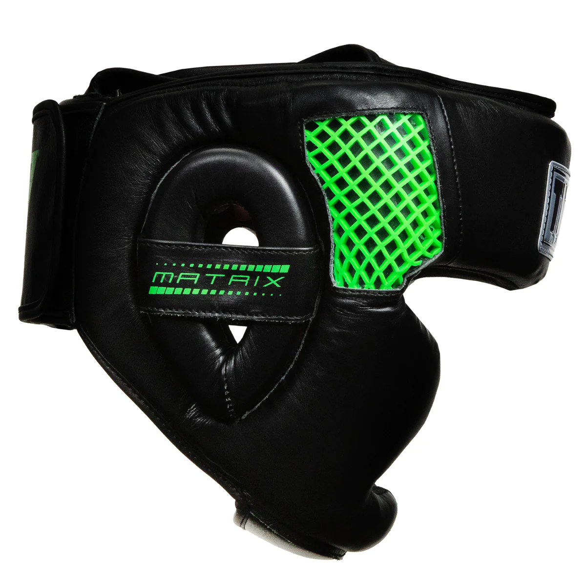Boxing helmet TITLE Boxing Matrix Full Face Headgear Black Neon Green price
