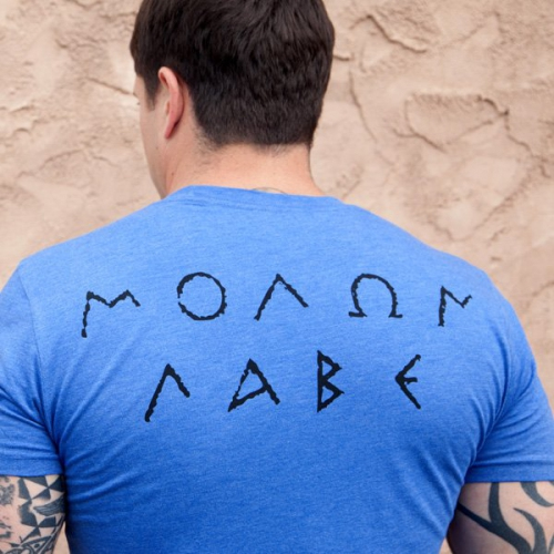 Ranger Up Vintage Spartan T-Shirt - Blue in Ukraine