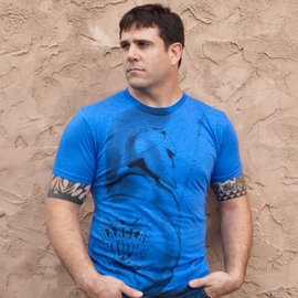 Футболка Ranger Up Vintage Spartan T-Shirt - Blue, Фото № 5