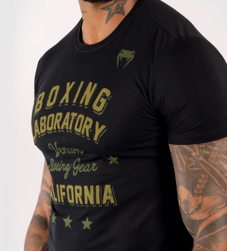Футболка Venum Boxing Lab Black Green ціна