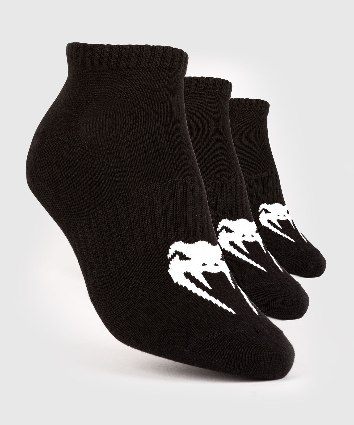 Носки Venum Classic Footlet Sock set of 3 Black White