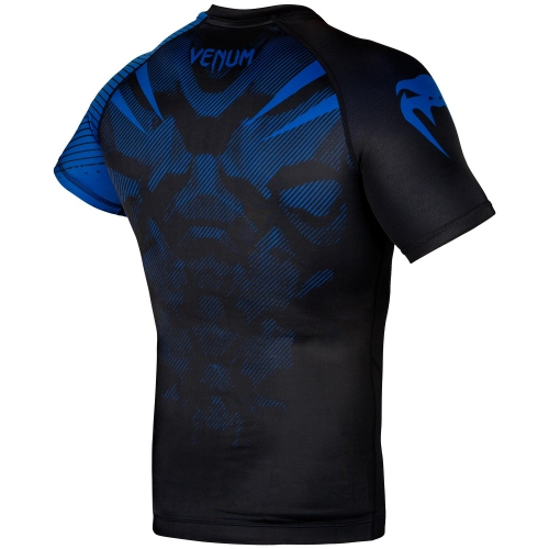 Рашгард Venum NoGi 2.0 Rashguard Short Black Blue фото