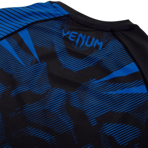 Рашгард Venum NoGi 2.0 Rashguard Short Black Blue размер