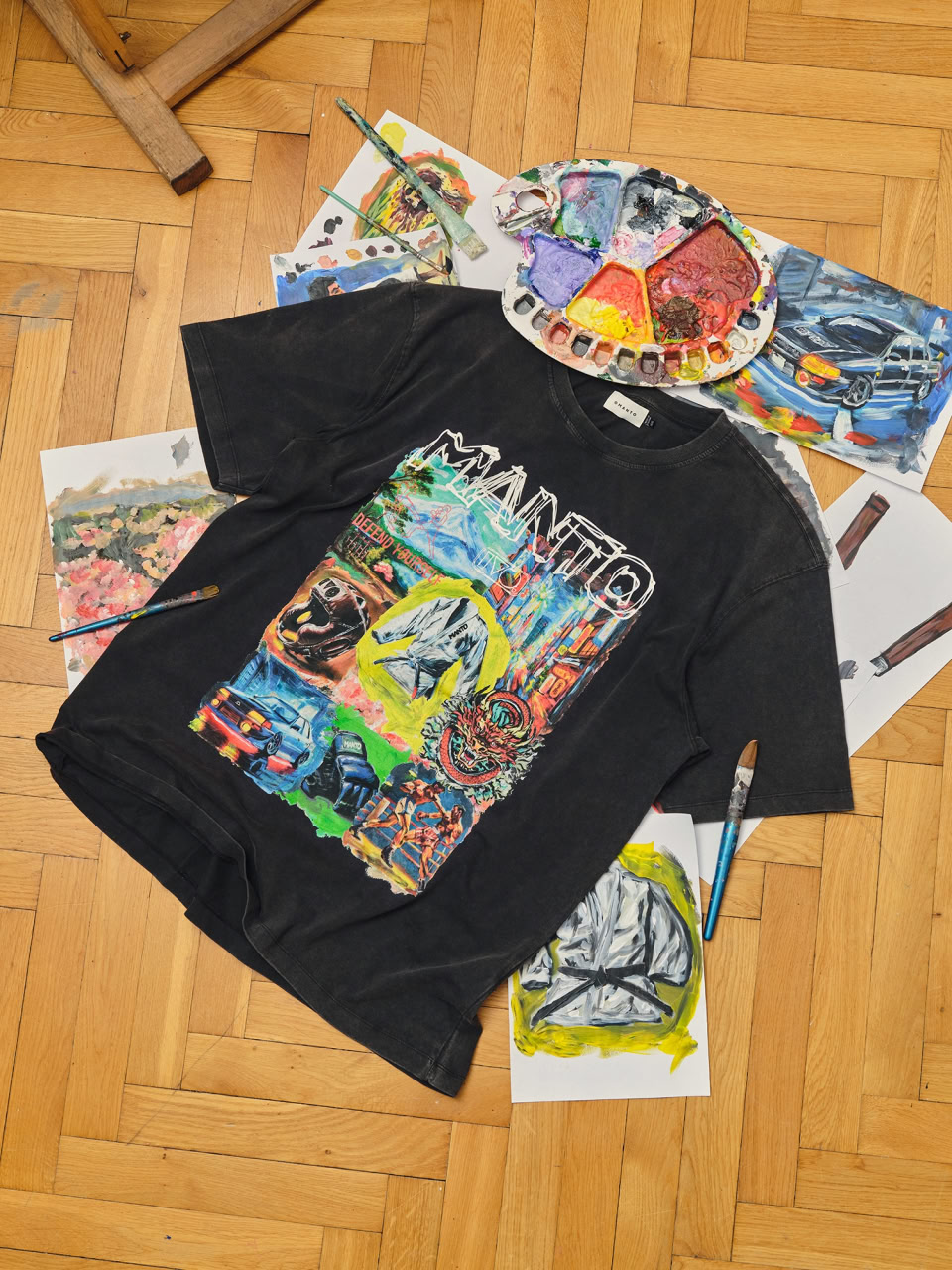 MANTO T-shirt IVO Black buy