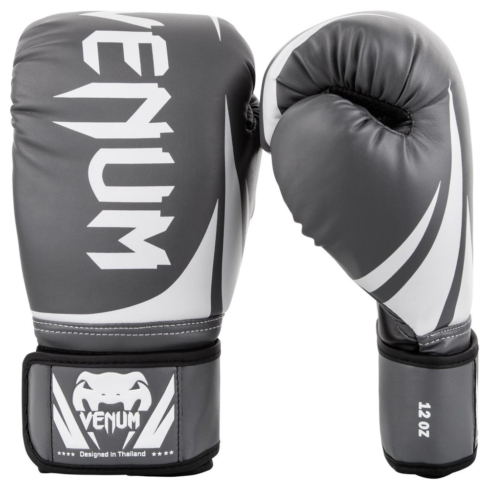 Боксерские перчатки Venum Challenger 2.0 Boxing Gloves Grey White