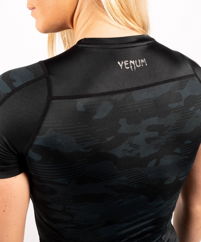 Womens Venum Defender Rashguard Short Sleeves Black Black original