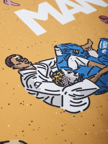 MANTO Sports Towel Gym Yellow buy