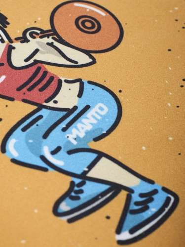 MANTO Sports Towel Gym Yellow photo