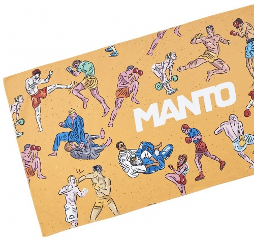 MANTO Sports Towel Gym Yellow size