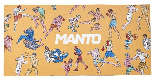 Полотенце MANTO Sports Towel Gym Yellow