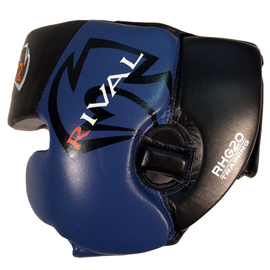 Шлем для бокса Rival RHG20 Training Headgear Black-Blue, Фото № 2