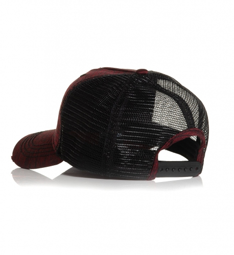 Бейсболка Affliction Johnny Hat Red Black купить