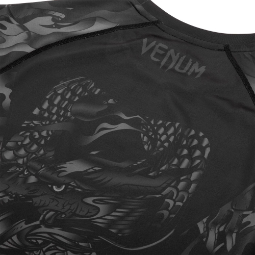 Venum Dragons Flight Rashguard Short Sleeves Black Black original