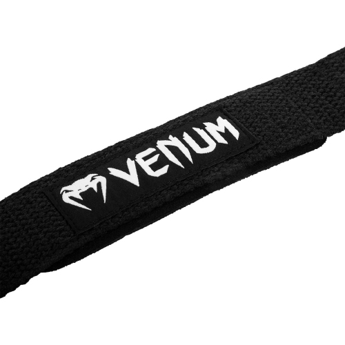 Лямки Venum Hyperlift Weightlifting Straps Black фото