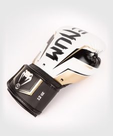 Боксерские перчатки Venum Elite Evo Boxing Gloves White Gold фото