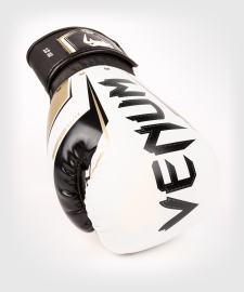Боксерские перчатки Venum Elite Evo Boxing Gloves White Gold цена