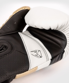 Боксерские перчатки Venum Elite Evo Boxing Gloves White Gold размер
