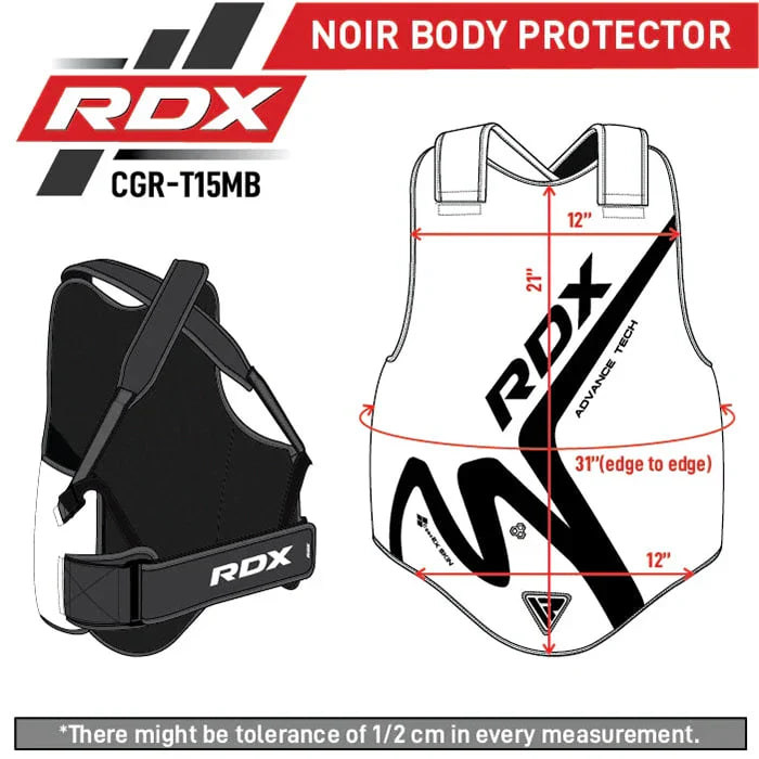 Захисний жилет RDX T15 Noir Body Protector Black оригінал