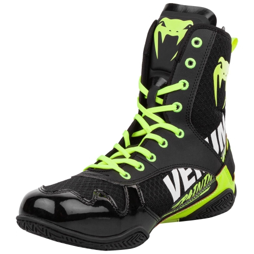 Venum Elite VTC 2 Edition Boxing Shoes Black Neo Yellow original