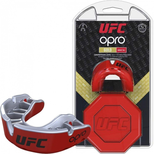 Капа OPRO Self-fit UFC Full Pack Gold фото
