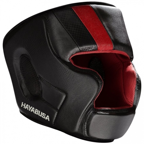 Шлем Hayabusa T3 Striking Headgear Black Red ціна
