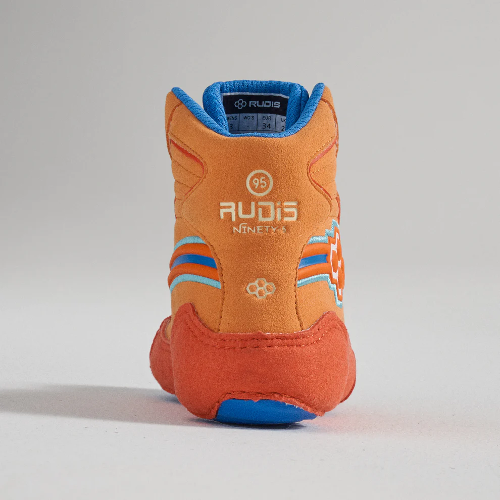 Rudis Ninety-5 Youth Wrestling Shoes Orange size