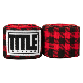 Бинты Title Boxing Print Hand Wraps 180 Black Red