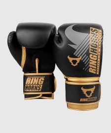Боксерские перчатки Ringhorns Charger MX Black Gold, Фото № 2